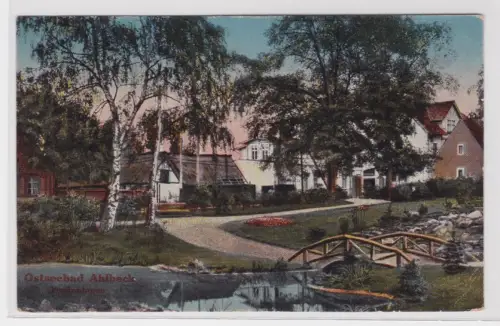 909269 Ak Ostseebad Ahlbeck - Parkanlagen um 1910