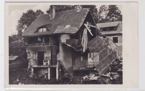 909165 Foto Ak Folgen der Hochwasserkatastrophe in Gottleuba am 8. Juli 1927