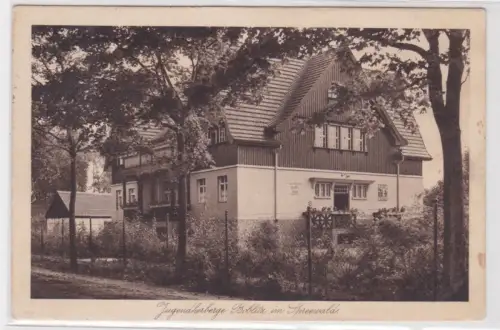 13323 Ak Jugendherberge Boblitz im Spreewald . 1928