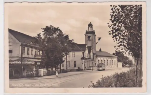 55289 Foto Ak Frankfurt/ Oder - An Schützen-Haus, Ostquell-Bierstube um 1940