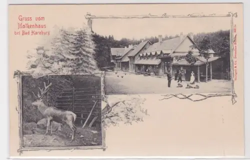 904632  Ak Gruss vom Molkenhaus bei Bad Harzburg. um 1920