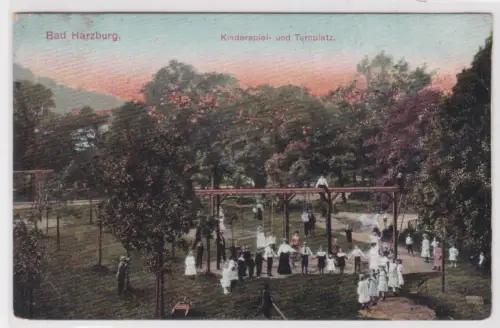 905697  Ak Bad Harzburg.  Promenade "Unter den Eichen". 1906