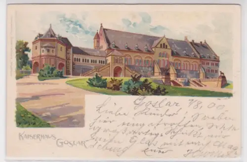 907712 Ak Goslar. Kaiserhaus. 1900