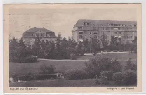 35946 Ak Berlin-Schöneberg - Stadtpark - Am Seepark 1926