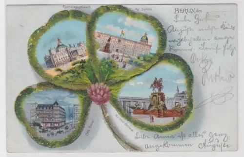 17721 Mehrbild Perlen Ak  Berlin. 1900