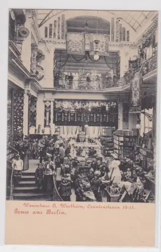 95229 Ak Wasenhaus A. Wertheim, Oranienstrasse 52-55. Gruss aus Berlin. um 1940