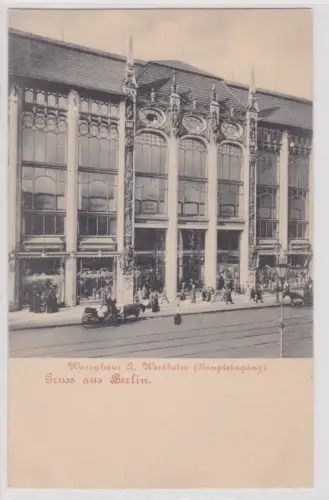 99886 Ak Warenhaus A. Wertheim (Haupteingang). Gruss aus Berlin. um 1940
