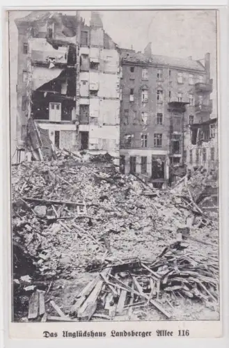 79457 Ak Berlin - Das Unglückshaus Langsberger Allee 1928