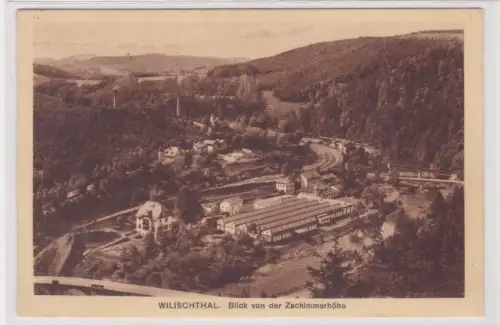 909139 Ak WILISCHTHAL. Blick von der Zachimmerhöhe. um 1930