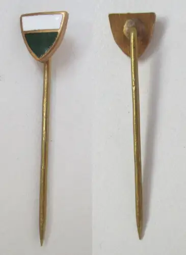 Abzeichen Nadel Wappen Studentenverbindung grün-weiß Sachsen Studentika (139154)