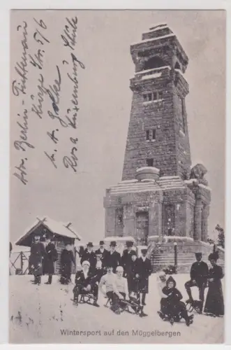 36037 Ak Wintersport auf den Müggelbergen. Berlin. 1929