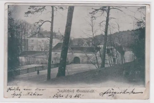 67510  Ak Jagdschloss Grunewald. Berlin. 1900