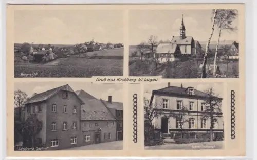 93940 Mehrbild Ak Gruß aus Kirchberg b/Lugau. um 1930