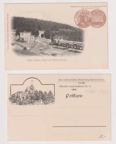27023 Ak Harz-Zahnrad-Bahn, Station Braune Sumpf und Bielstein-Tunnel