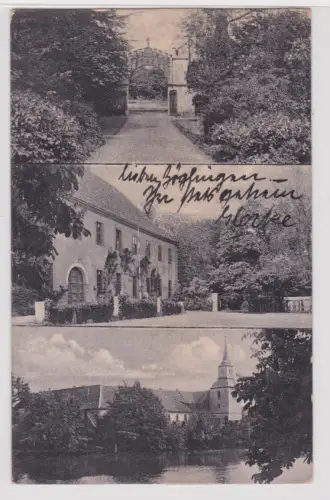 48587 Mehrbild Ak Meyendorf - Torbogen, Abteigebäude, Klosterkirche 1926