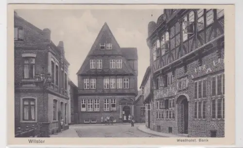 909661  Ak  Wilster. Westholst. Bank. um 1940