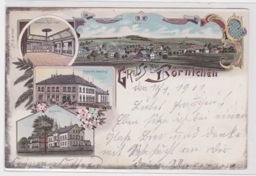 14489 Mehrbild Ak Gruss aus Börnichen. 1901