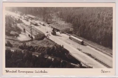 49556 Ak Helmstedt Zonengrenze Autobahn Ostzone. um 1940