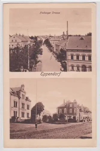 70163 Ak Eppendorf. Freiberger Strasse. 1920