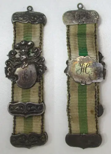 Bierzipfel 800er Silber Sängerschaft Rheno-Silesia Clausthal 1928 (148595)