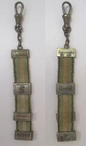 Bierzipfel Weinzipfel 800er Silber Couleur Blau Weiß Blau 1927 (141583)