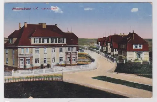 36948 Ak  Gartenstadt in Reichenbach im Vogtland. 1918
