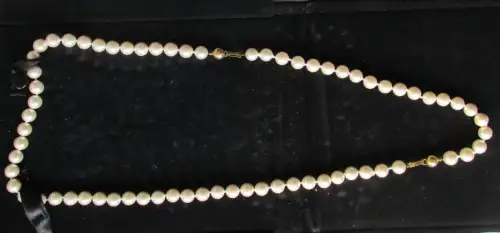 dekorative Kette + Armband aus 585er Gold mit wunderbaren Perlen OVP (114500)
