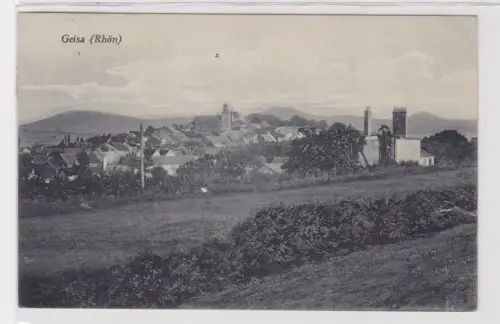38197 AK Geisa (Rhön) - Ortsansicht mit Totale 1922