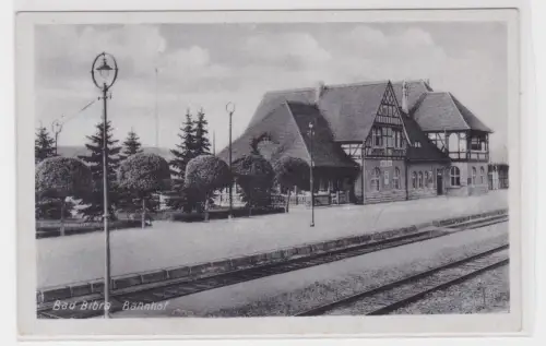 908827 Ak Bad Bibra.  Bahnhof. um 1930