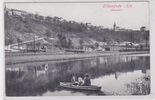 908828 Ak Orlamünde im Saaletal, Thüringen. 1918
