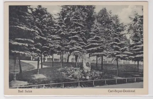 908692 Ak Bad Sulza. Carl-Beyer-Denkmal. um 1940