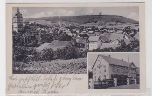 908703 Ak Niederwillingen in Thüringen. 1953