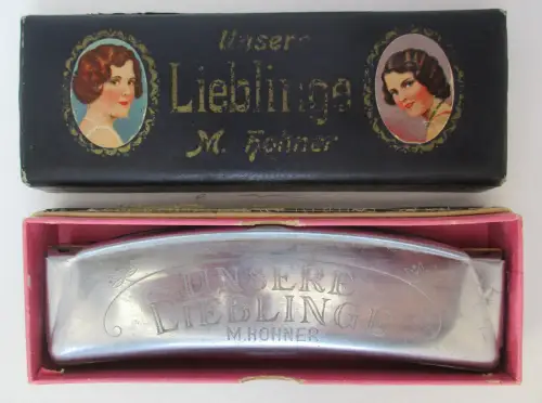 Mundharmonika M. Hohner Unsere Lieblinge + Originalschachtel (113848)