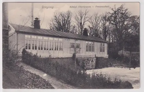 907746 Ak Droyssig königliches Oberlyzeum Frauenschule 1919