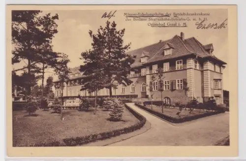 43088 Ak Männer-Erholungsheims der Betriebskrankenkasse.Ostseebad Graal i.M.1928