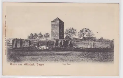 79442 Ak Gruss aus Wittstock, Dosse. Das Amt. um 1930