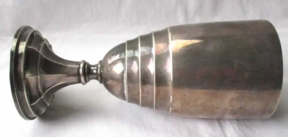 835er Silber Pokal Becher Ehrenpreis Meisterpunze Emil Lettré (111335) 1