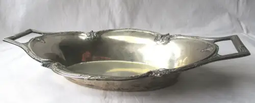 800er Silber Jugendstil Schale Wilhelm Binder Schwäbisch Gmünd (121456)