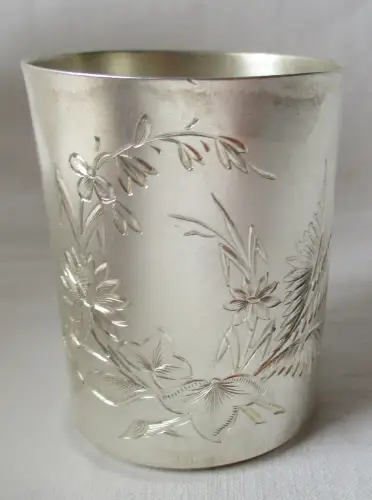 84 Zolotniki Silber Russischer Becher Aleksandr A. Smirnov datiert 1896 (122521)