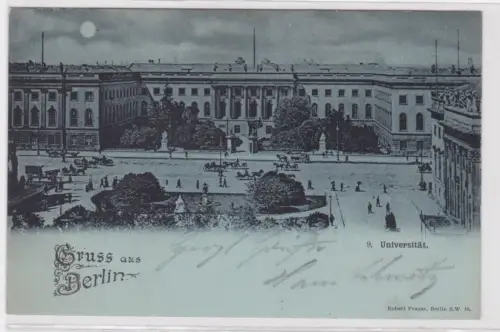 65502 Ak Gruss aus Berlin. Universität. 1898