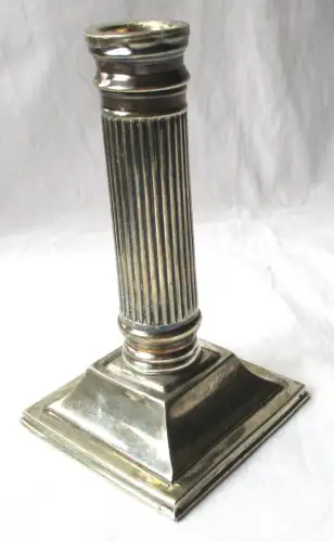 Silber Kerzenständer Tempelsäule H 15,5cm (111624)