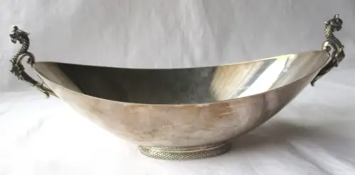 925er Silber Schale Greife Jugendstil Koch & Bergfeld Bremen (125458)