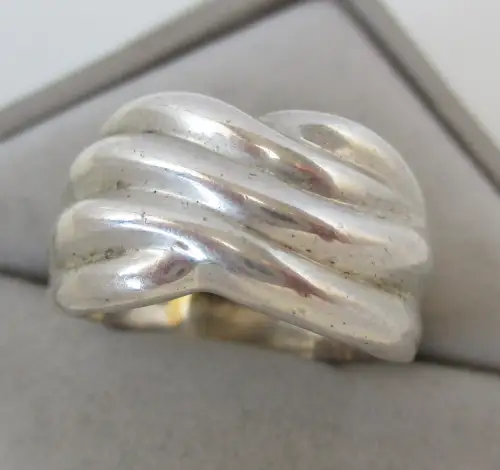 breiter Milor Damen Ring Knotenmuster 925 Sterling Silber (115742)