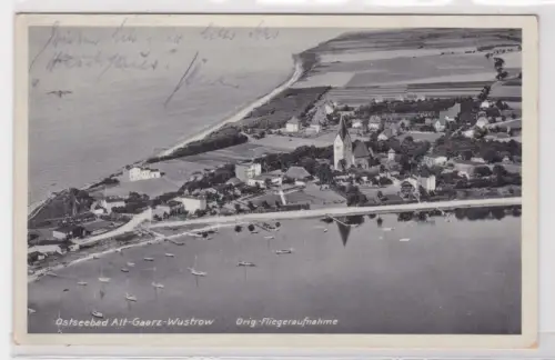 909366 AK Ostseebad Alt-Gaarz-Wustrow Orig.-Fliegeraufnahme. 1936