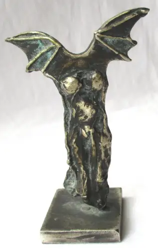 925er Silber Skulptur „Geflügelter Torso“ signiert Christoph Hans Stock (115507)