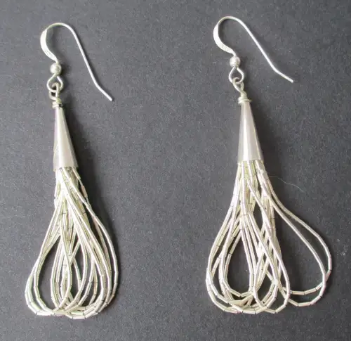 elegante 925er Sterling Silber Ohrringe Hängeohrringe Design (104431)