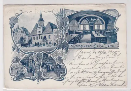 907112  AK Weinstuben "Zeise“ in Jena. 1910
