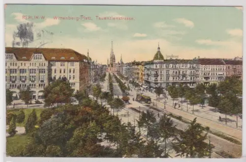 53184 AK BERLIN W. Wittenberg-Platz, Tauenzienstrasse. 1910