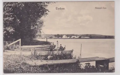 909502 AK Lychen. Nessel - See. um 1930