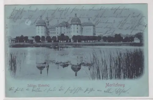 909258 AK Moritzburg. Schloss (Ostseite). 1902